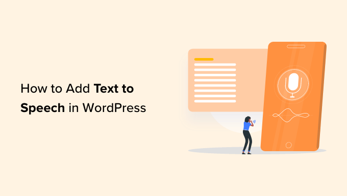 How to add text to speech in WordPress