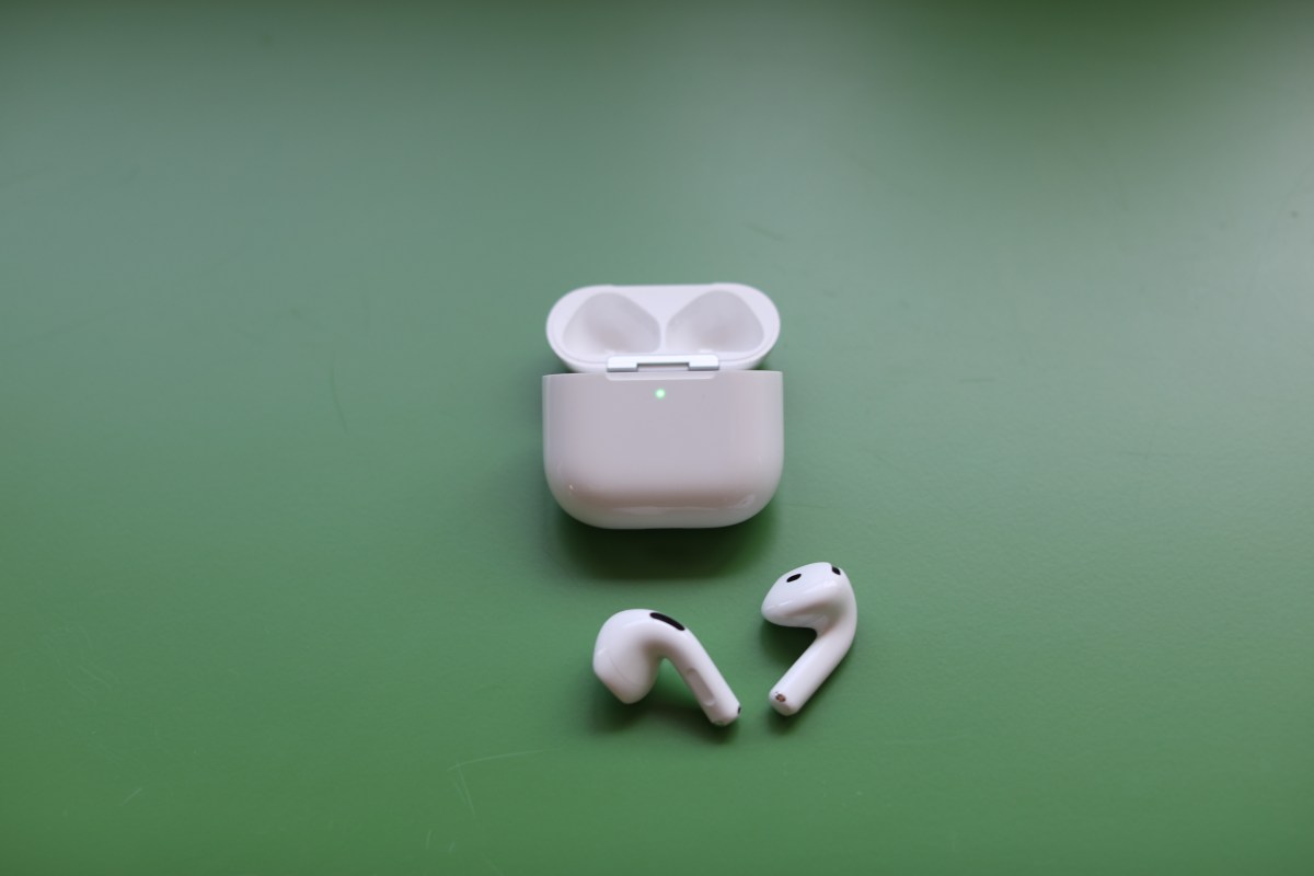 Apple AirPods and case