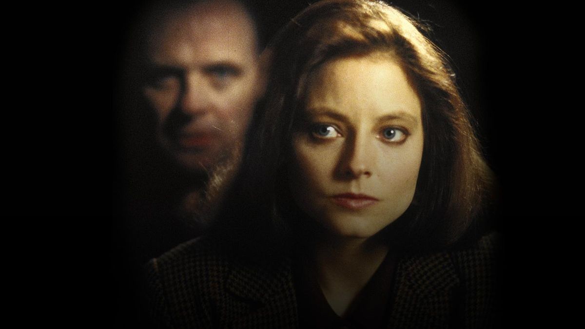 Jodie Foster and Anthony Hopkins in Silence of the Lambs