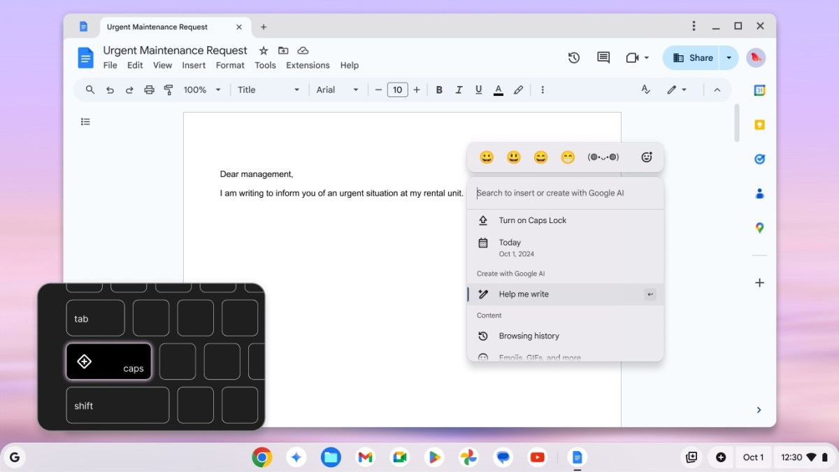 Google adds a multi-functional quick insert key and new AI features to Chromebook Plus