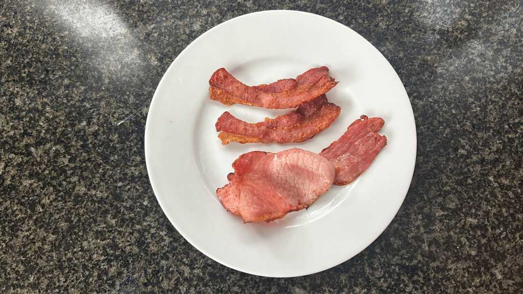 Air fryer bacon