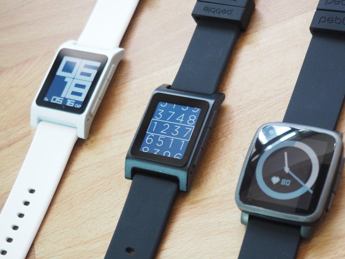 Pebble smartwatches