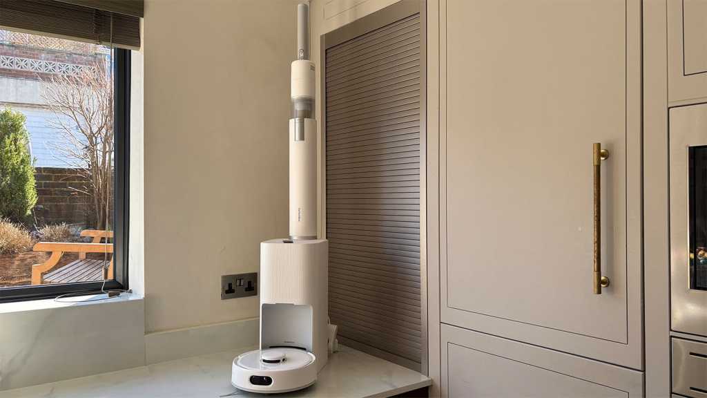 The SwitchBot Combo on a kitchen counter