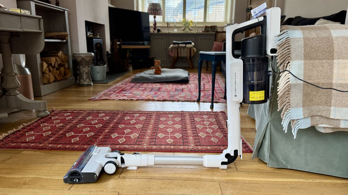 Tineco Pure One A50S cordless stick vacuum broken up into various components