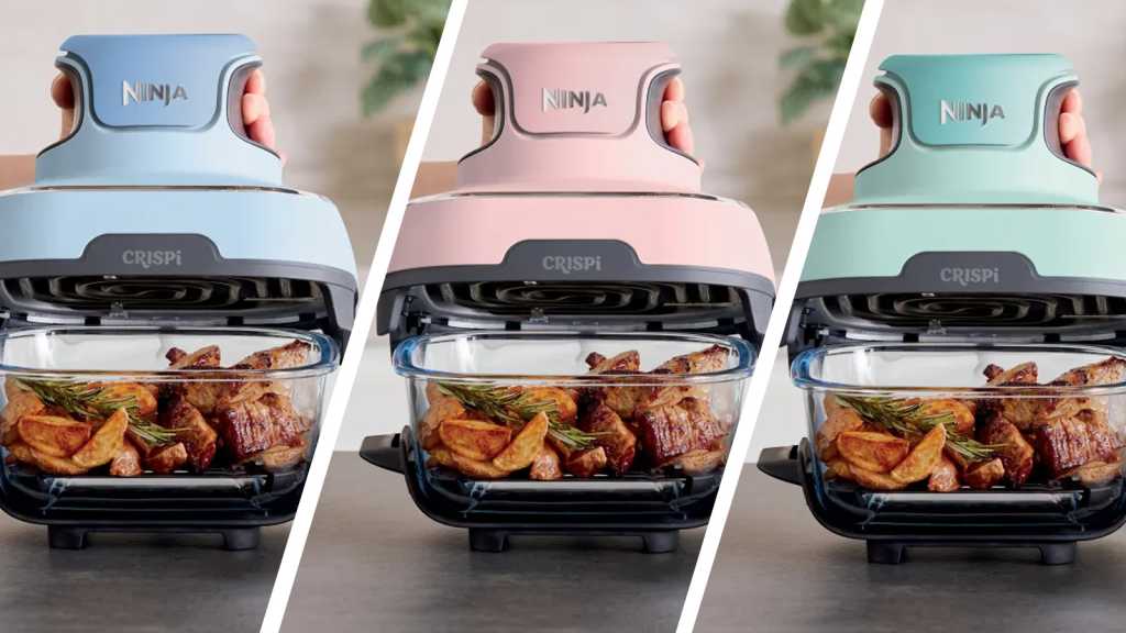 Ninja Crispi in blue, pink and mint