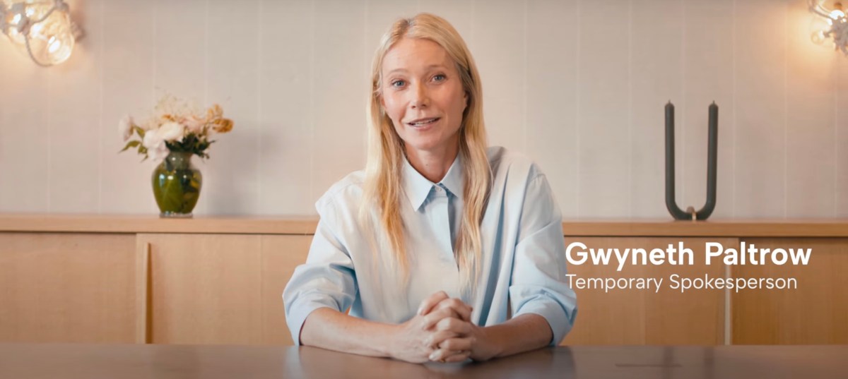 Screenshot of Astronomer marketing video with Gwyneth Paltrow