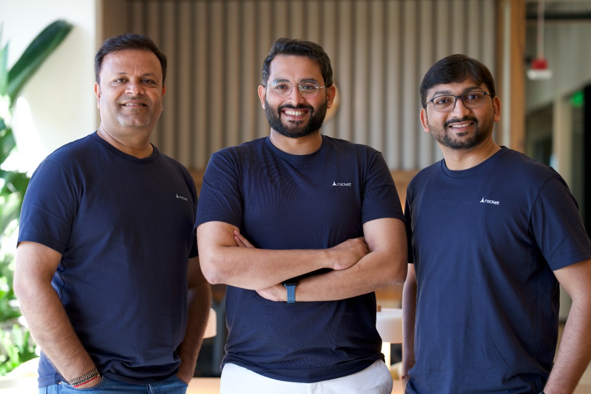 Rocket.new co-founders Deepak Dhanak, Vishal Virani, and Rahul Shingala