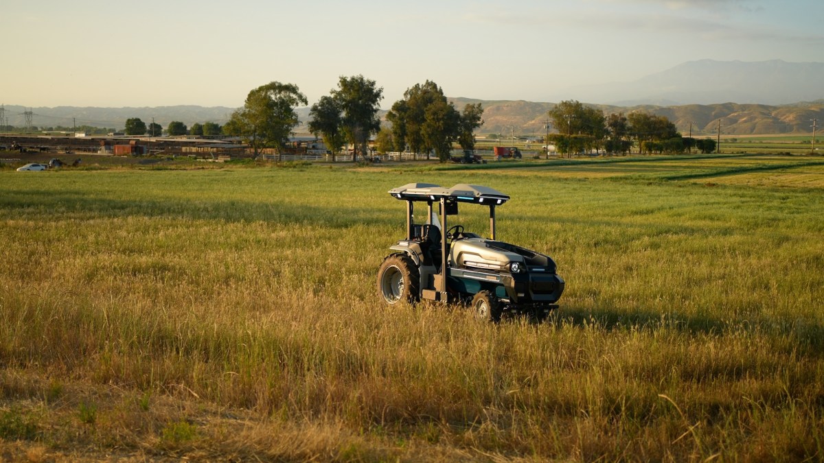 monarch tractor in a field
