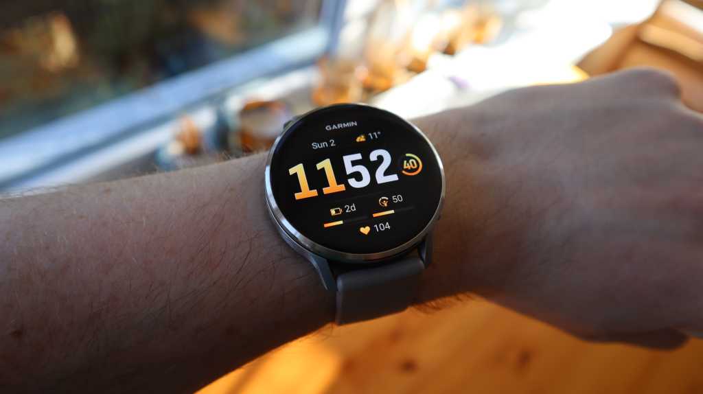 The Garmin Venu 4 has a brighter display